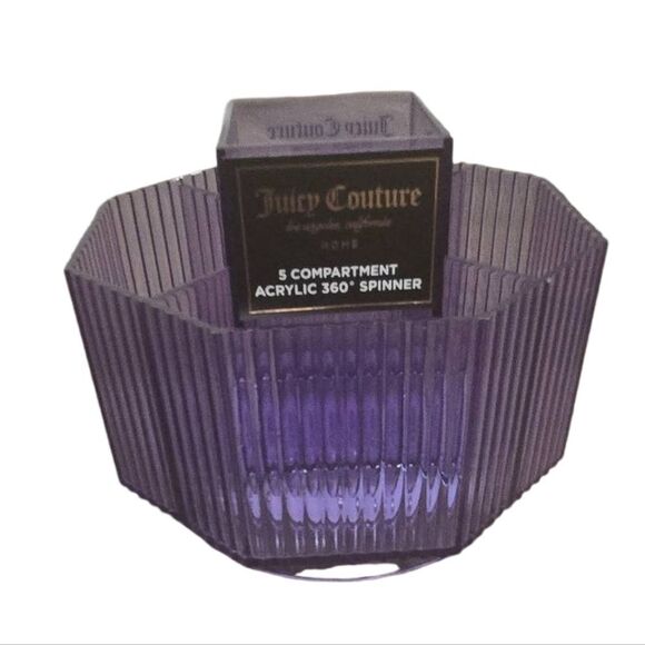 Juicy Couture Home 5-Compartment Acrylic 360° Spinner - Picture 2 of 6